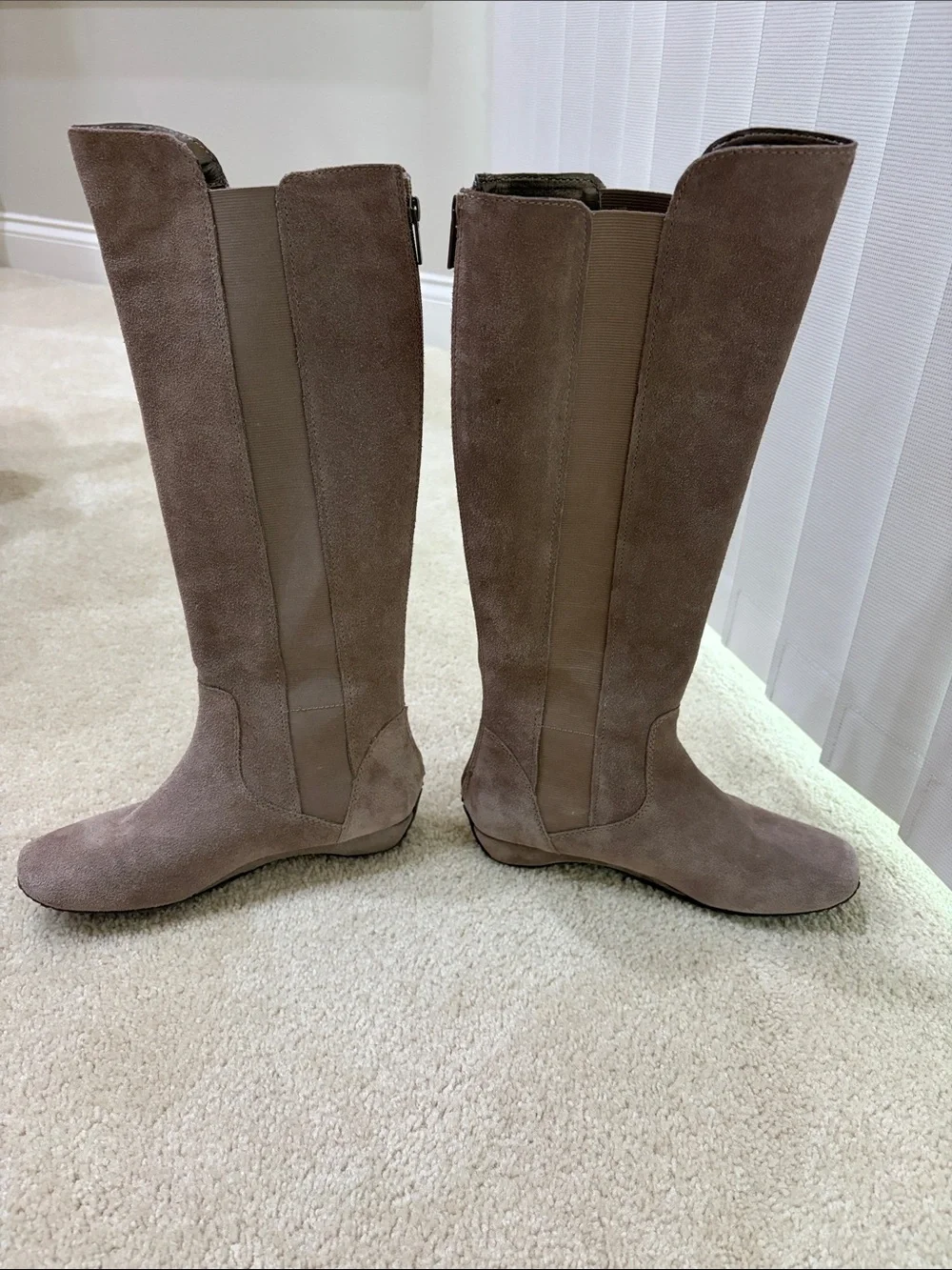 Kenneth Cole Reaction Over-the-Knee vintage Suede Boots in Taupe